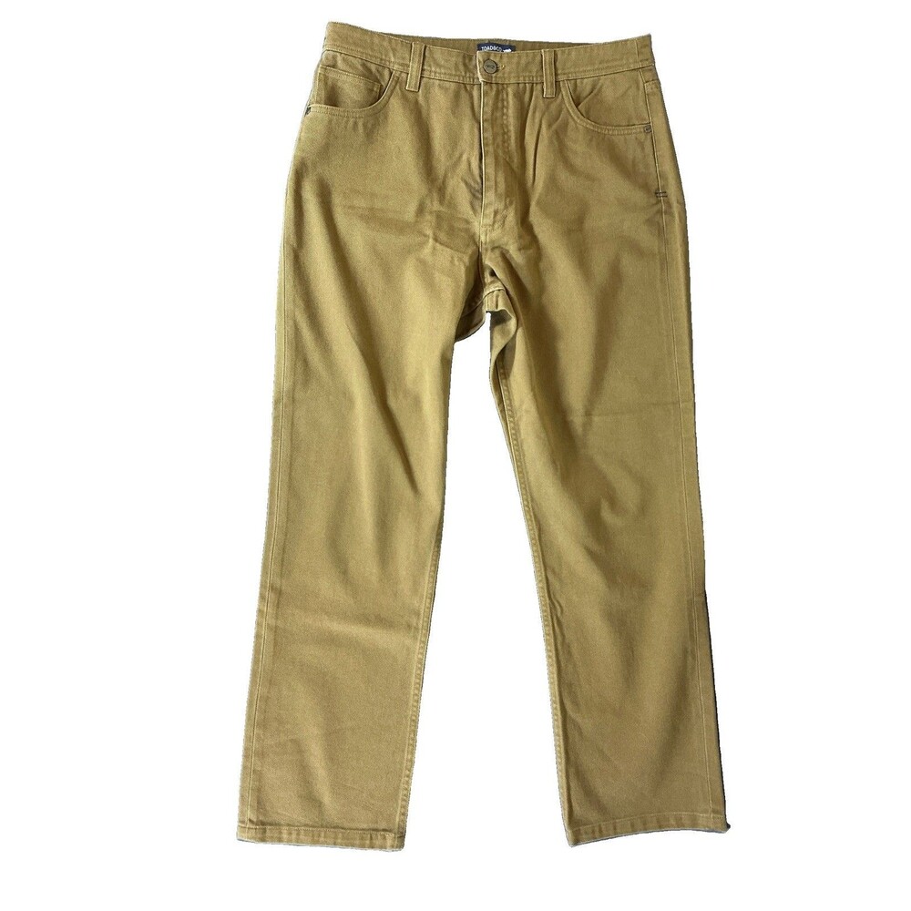 TOAD & CO 12 Women’s Huron Flax Jeans Organic Cotton Relaxed Fit High Rise